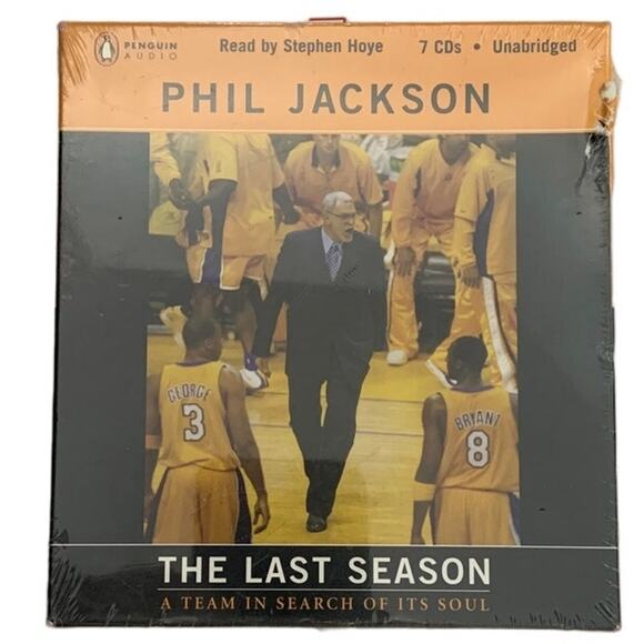 "THE LAST SEASON" by Phil Jackson - Unabridged 7 Audiobook CDs, Read by S. Hoye - Picture 3 of 3